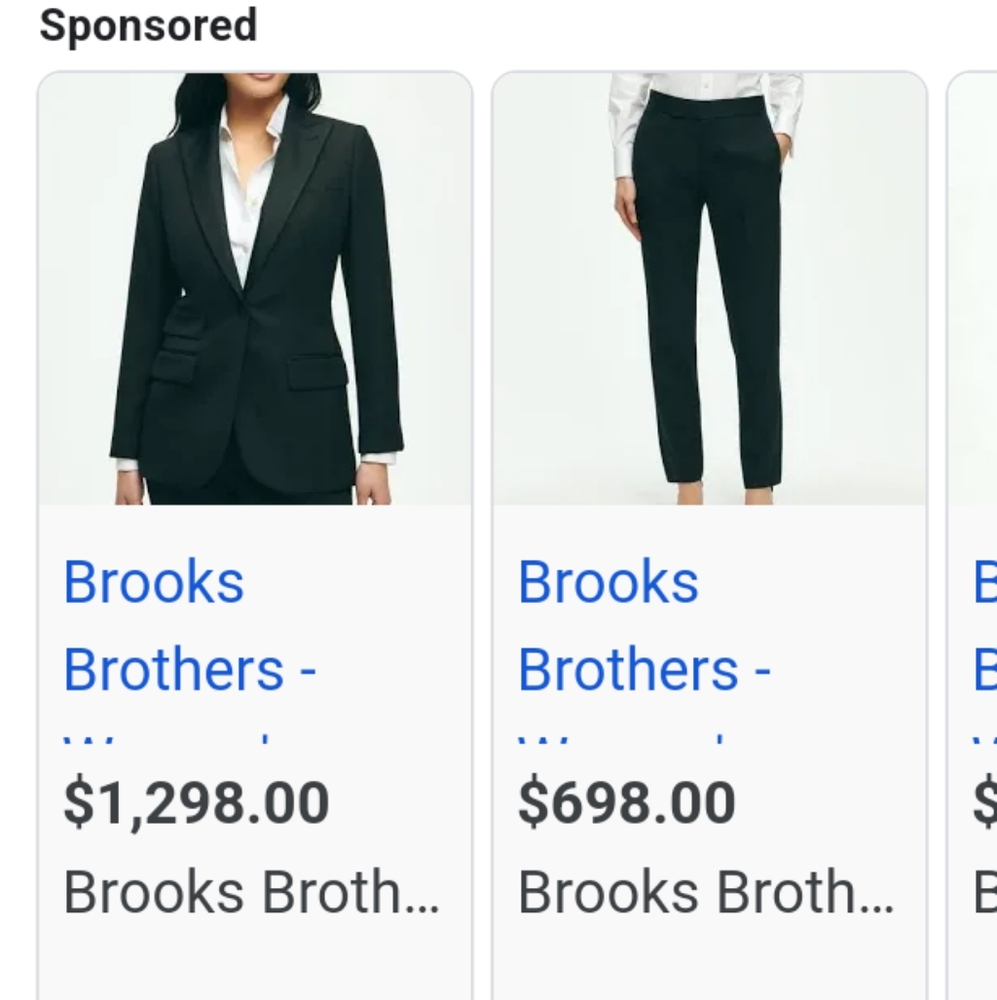Brooks Brothers Black Velvet Women's Suit Size 4 - Picture 11 of 11